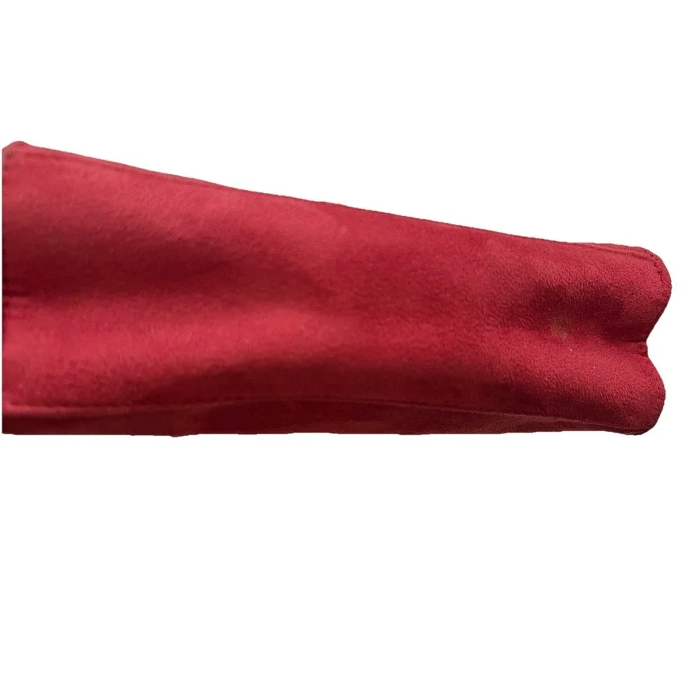 Alan Stuart Purse Accessory‎ Tote Handbag Women Red Suede